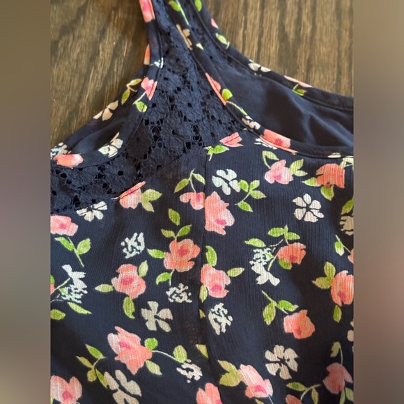 Abercrombie kids floral sleeveless dress size large​ - Picture 6 of 7